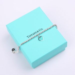 TIFFANY&CO 백화점AS  리턴 투 블루 하트 팔찌 태그 브레이슬릿 실버 4MM 1529280