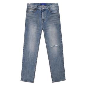 [wheneverweare] POKHARA - SIDE DAMAGE LIGHT BLUE JEANS (S5613012)