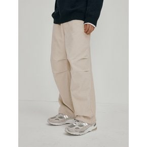 Washed corduroy pants (ecru)