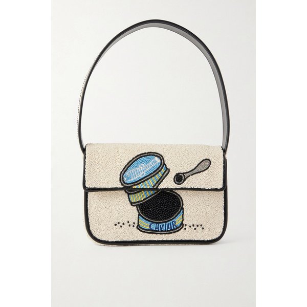 스타우드 토미 비즈 장식 새틴 숄더백 46376663162986056