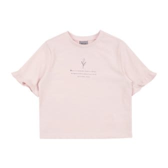 빈 BX16TS02PK 핑크 튤립 나염 티셔츠