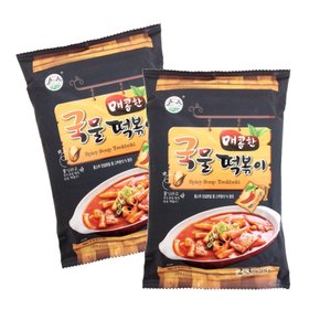 송학식품 매콤한 국물떡볶이 375g 10개 한박스