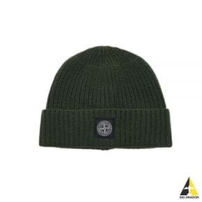 스톤아일랜드 N10B5 Ribbed Geelong Wool Beanie (7915N10B5 V0058) (리브드 질롱