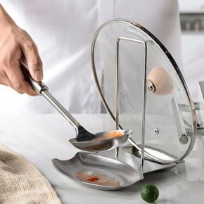 주방 조리도구 국자 받침 냄비뚜껑 스탠드 거치대[33225061]