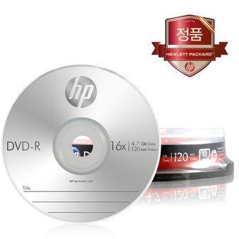  HP DVD-R 4.7GB 16배속 10장케이크