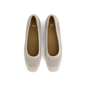 여성구두 3.5cm 메쉬 컴포트 플랫슈즈 DRS636LS35 아이보리