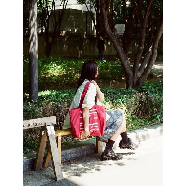 Nice Walk Today Eco Bag_Pink