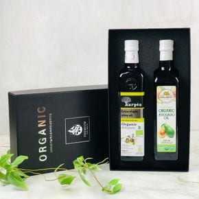 가르페아 유기농 냉압착 엑스트라버진 올리브오일+아보카도오일 500ml 2병 선물세..[36211779]