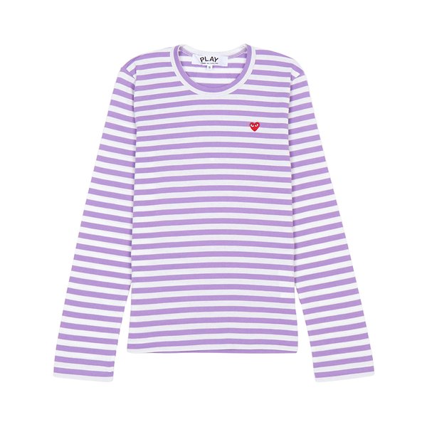 [부산점] 미니 레드와펜 스트라이프 여성 긴팔티셔츠 AZ T217 051 4