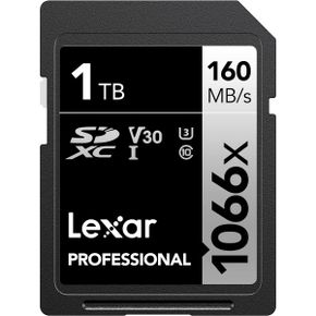 영국 렉사 sd카드 Lexar Professional 1066x 1TB SDXC UHSI Memory Card Silver Series C10 U3 V