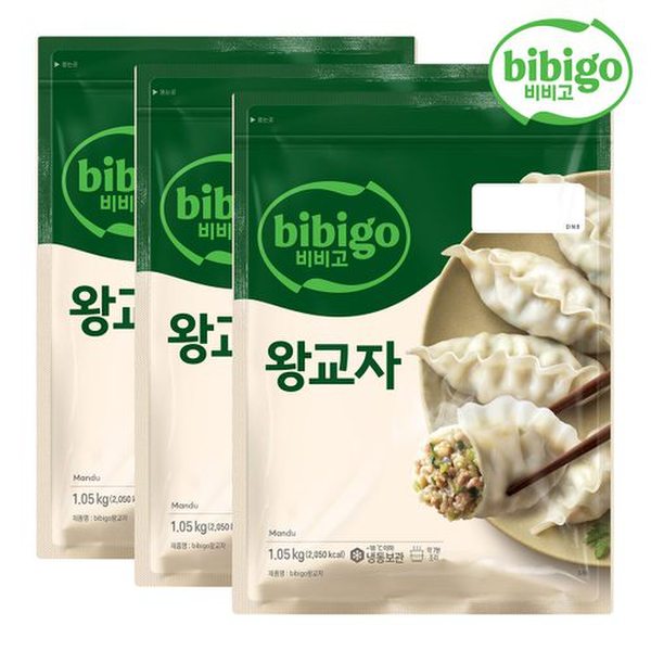 [행사][본사배송] 비비고 왕교자 1.05kg X 3개