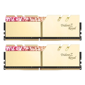 [서린공식] G.SKILL DDR4-3200 CL16 TRIDENT Z ROYAL 골드 패키지 16GB(8Gx2)