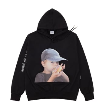 아크메드라비 ADLV BABY FACE HOODIE BLACK CAP BOY - 캡보이