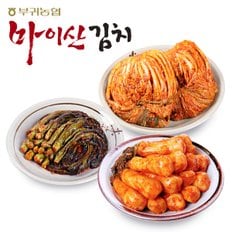 [한국농협김치] 전북 대표김치 마이산김치 3종6호(포기김치3kg+갓김치1kg+총각김치1kg)