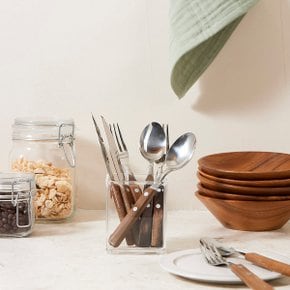 투명 깔끔 아크릴 정사각꽂이 8.2x8.2x9.6cm J52N903106300