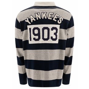 남성 Yankees rugby 폴로 셔츠 710953949001 에비에이터 NAVY/LOFT HEATHER Blue /