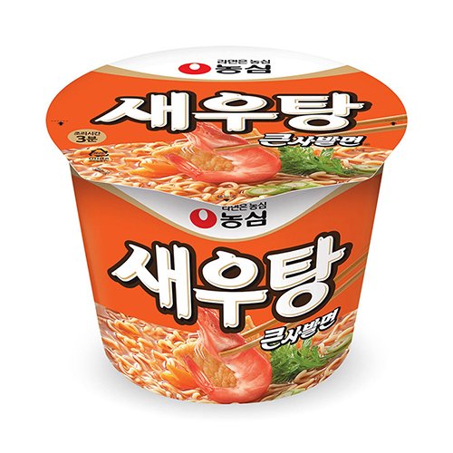 농심 새우탕 큰사발면 115g 16개