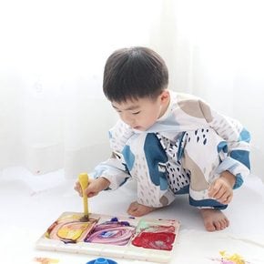 지오 유아 전신 미술가운-2color