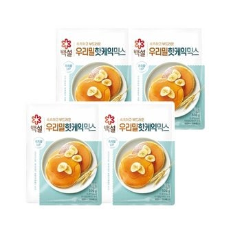  백설 우리밀 핫케익믹스 500g x4개