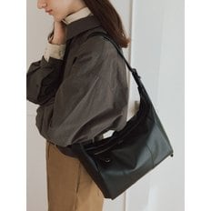 MELTING HOBO BAG_black