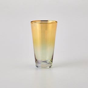 골드림 블러 빅 유리컵 480ml yellow green