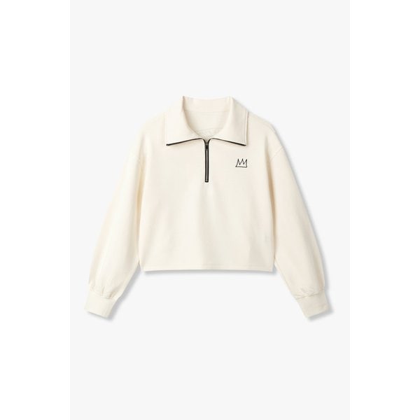 [BASQUIAT] 하프 집업 넥 티셔츠 7125340181105