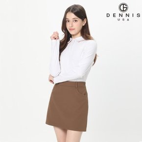 [DENNIS] 25FW신상 여성 소프트웜 피치기모 베이직 긴팔 카라티_NAQFLTS...