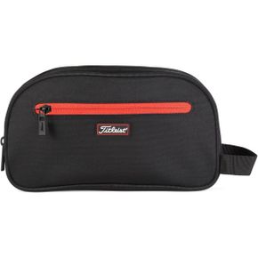 일본 타이틀리스트 파우치 Titleist Mens Pouch Players Dopp Kit 블랙/Red 1551874