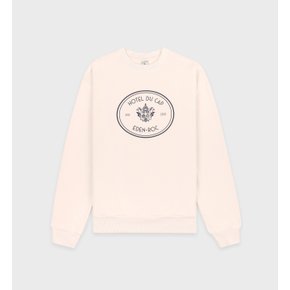 Sporty&Rich x Eden roc  콜라보 EDEN CREST CREWNECK  남녀 공용 크루넥 SRB2MT900IV