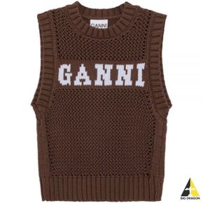 24 COTTON ROPE VEST (K2120 079) (브라운 코튼 로프 베스트) 73365494