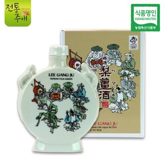  조정형명인 전주이강주 편병 미니어쳐 25도 100ml