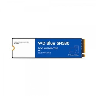 웨스턴디지털 Western Digital WD Blue SN580 M.2 NVMe (500GB).-