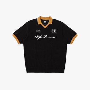 디아도라 [공식스토어] 알파로메오 테리 카라 반팔 티셔츠 BLACK (D4221LTS72BLK)