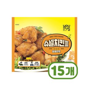 유어스 슈넬치킨3 달콤한맛 즉석치킨 220g x 15개