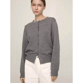 Basic cashmere-blend cardigan