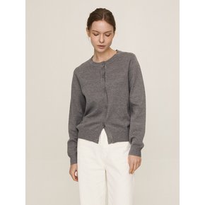 Basic cashmere-blend cardigan