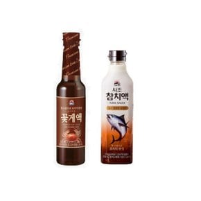 사조 프리미엄 꽃게액550ml + 참치액 500ml