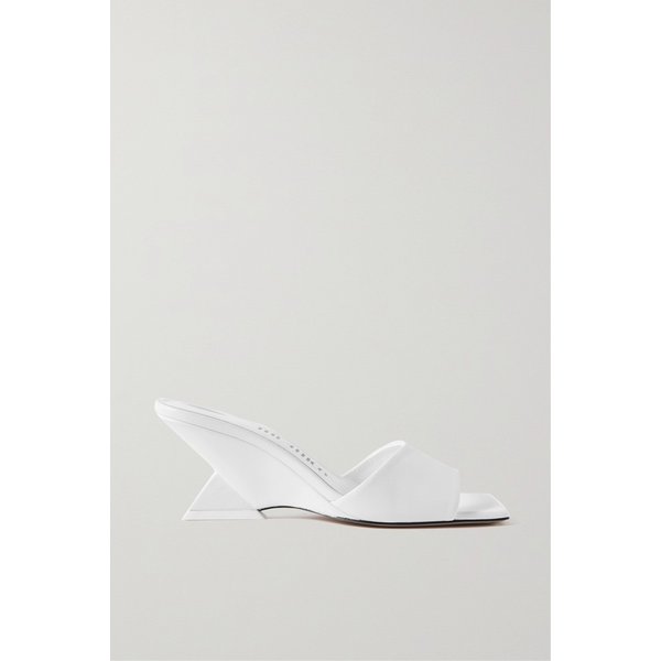 초에페 가죽 뮬 화이트 1647597287194602