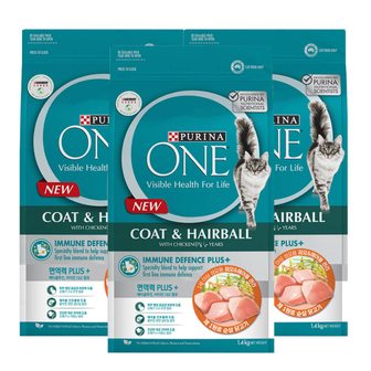 퓨리나 원 캣 성묘용 헤어볼 관리 1.4kg x 3개