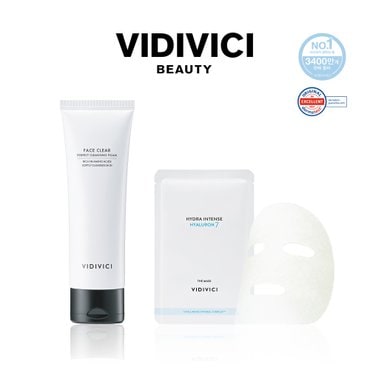 비디비치 페이스 클리어 퍼펙트 클렌징 폼 120ML (증정: 더 마스크 1매)