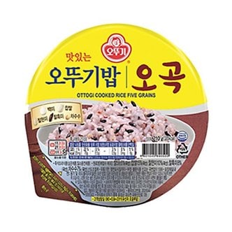 오뚜기 맛있는 오뚜기밥 오곡 (210g x 12)