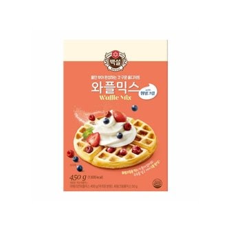 오뚜기 CJ 백설 와플믹스 450g 2개