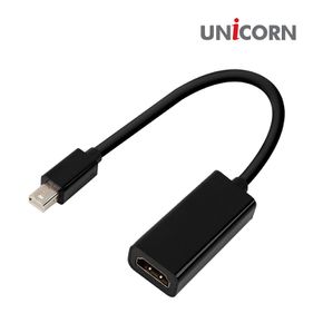 유니콘 DCM-100HDMI 미니DP to HDMI 컨버터 변환젠더