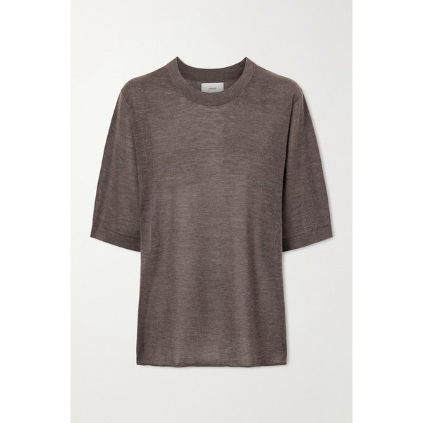 루루 드 시종 멜란지 캐시미어 티셔츠 46376663162974781