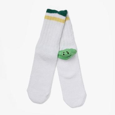 샌프란시스코마켓 KAPITAL 캐피탈 60 YARNS IVY RAINBOWY HAPPY HEEL-HOLD SOCKS GREEN KAE1M80005A91
