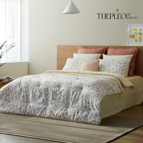 더플레오 리네아 프린트 차렵 이불 3종 세트 (SK)