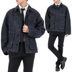 국내배송 24FW 르메르 박시 데님 오버핏 남성 자켓 OW306 LD068 BL760