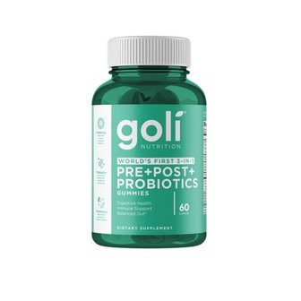 보드엠 Goli Nutrition 프리 + 포스트 + 프로바이오틱스 비건 구미 - 60ct, 골리 영양 건강식품