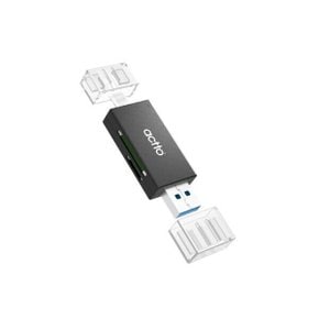 C타입 USB 3.2 TF/SD 메모리 OTG 카드리더기 블랙
