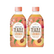 웅진 티즐제로 피치우롱티 500ml 20펫